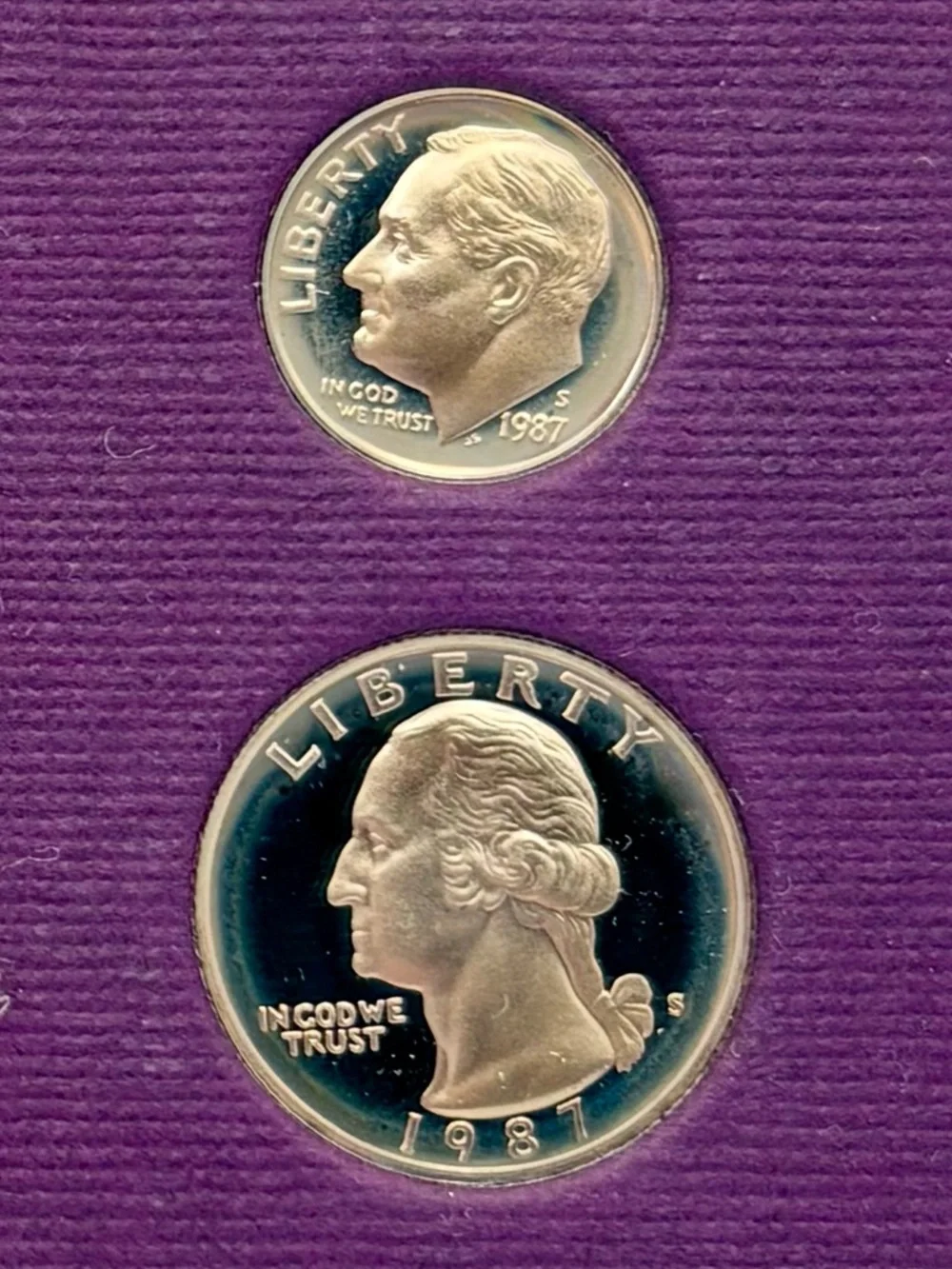 1987 United States Proof Set Uncirculated with Original Packaging - Great Gift! - Picture 8 of 15